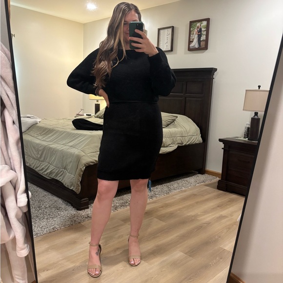 Cupshe Black Midi Dress - Picture 1 of 3